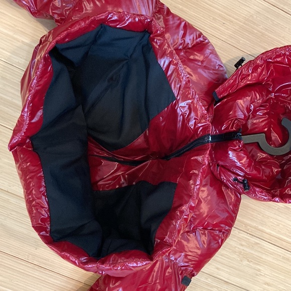 BCBGeneration Shiny Red Puffy Jacket Small - Picture 14 of 16